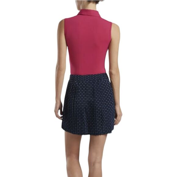 G/Fore Polka Dot Pleated Skort M Twilight GFore Womens Golf Skirt - Picture 3 of 11